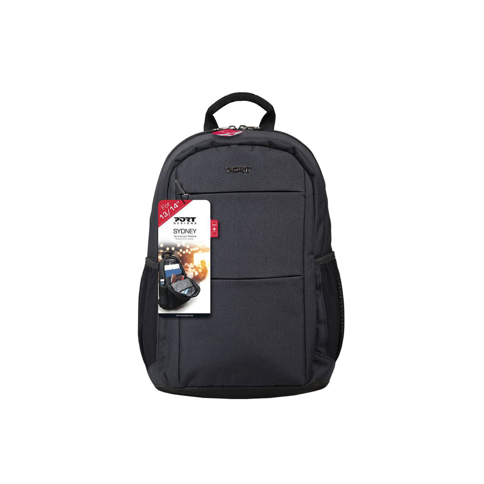 Port Sydney Black 14″ Backpack