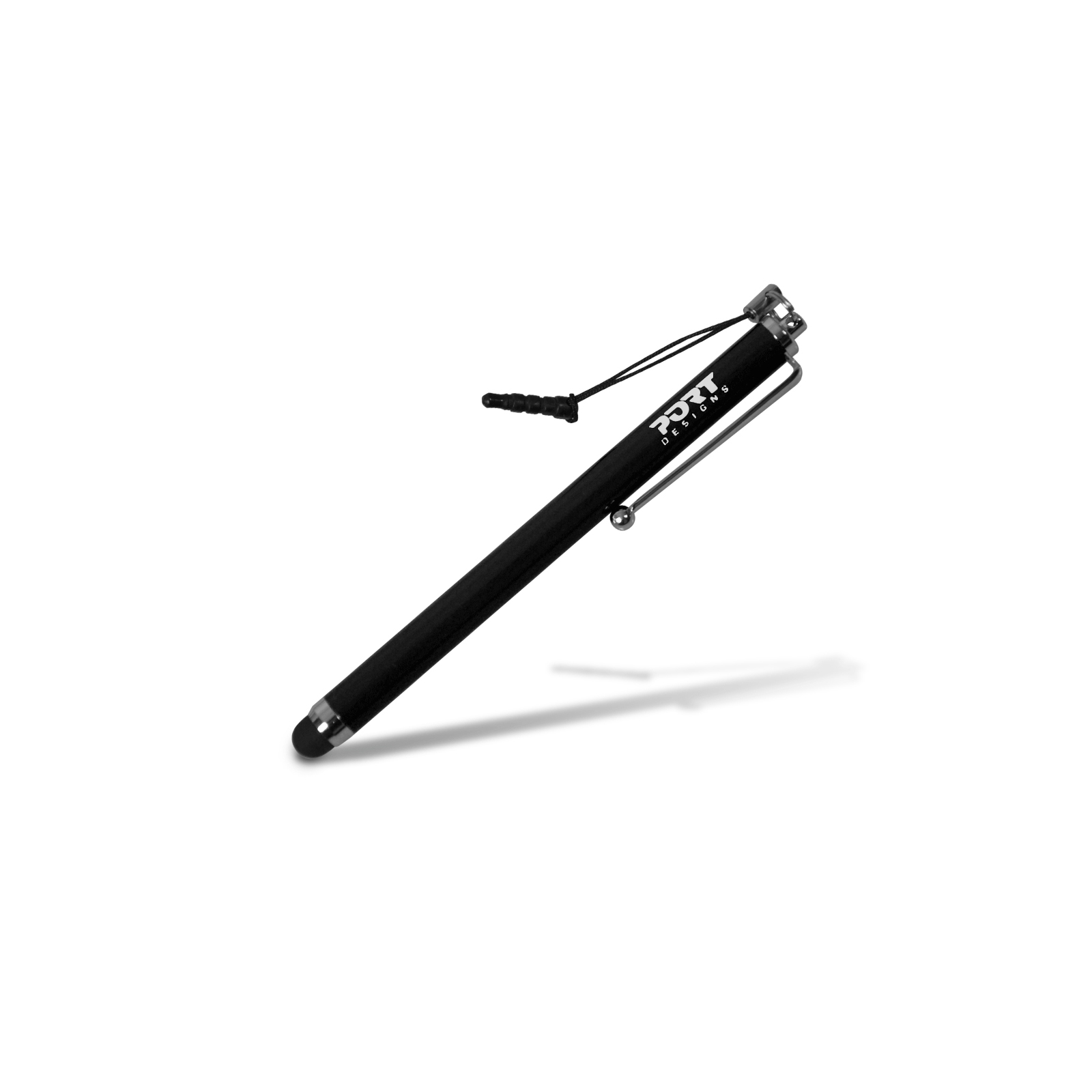 Port Black 40cm Cable Stylus