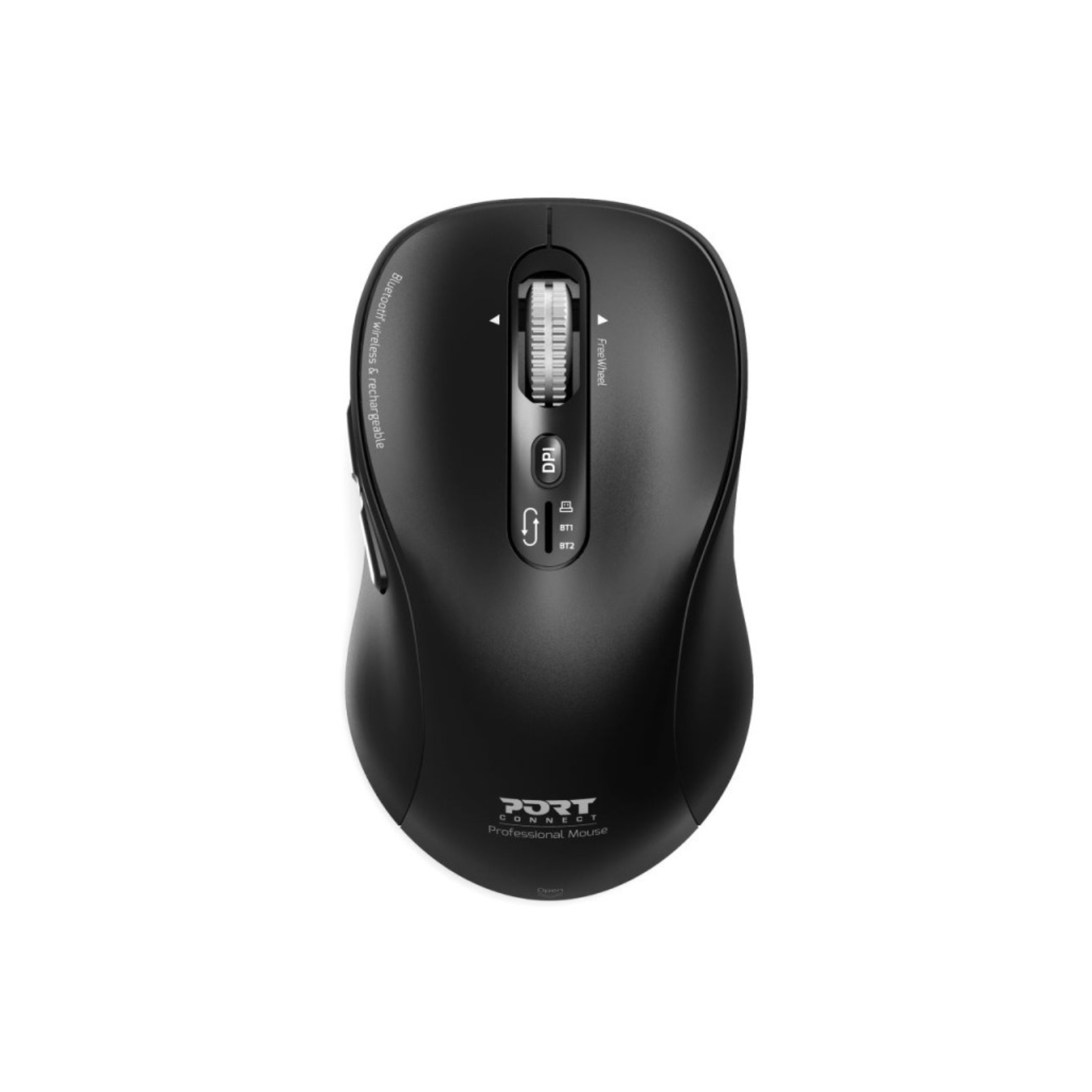 Port Expert Wireless Black Mouse