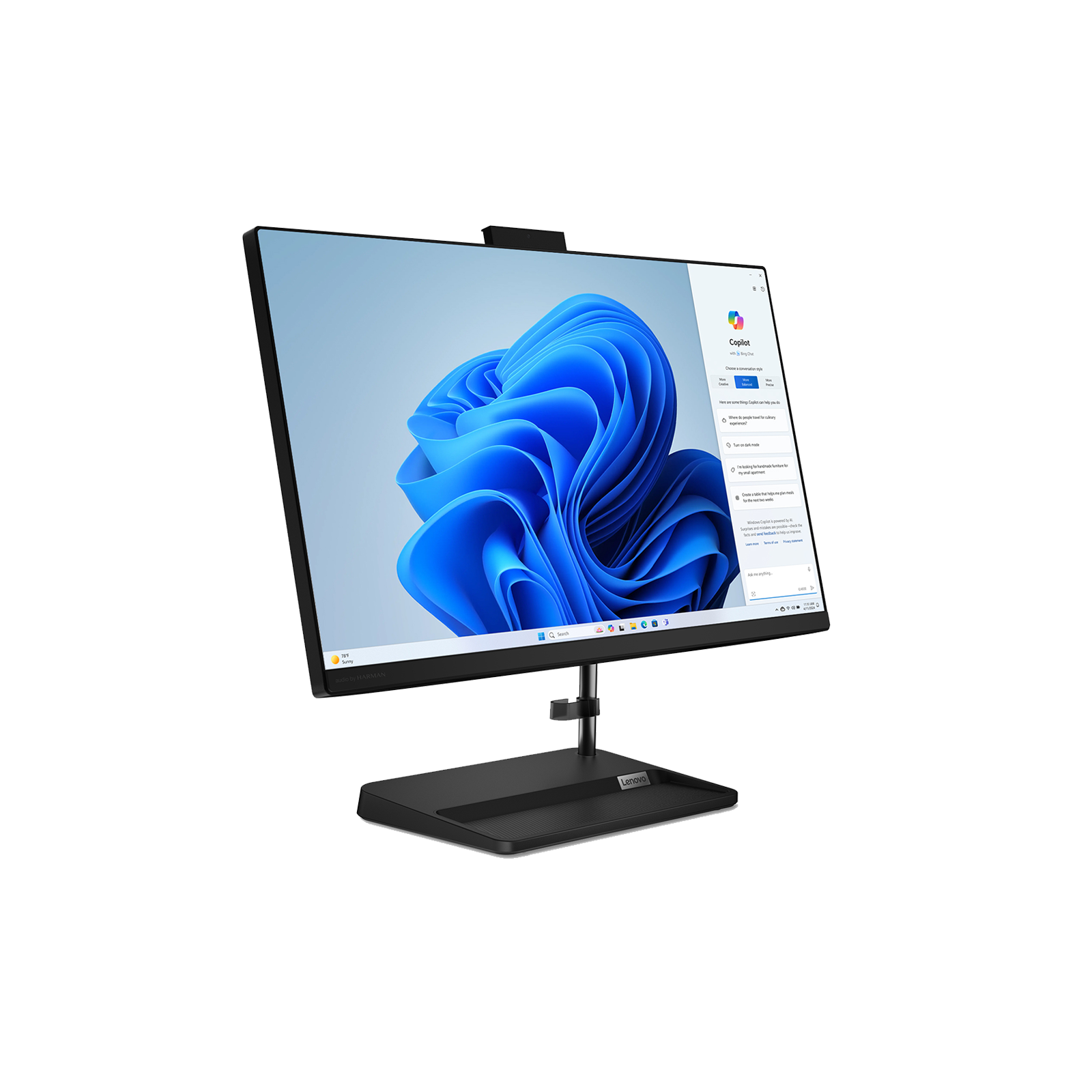 Lenovo IdeaCentre 24" Core-i5 16GB 512GB Win 11 Home All In One