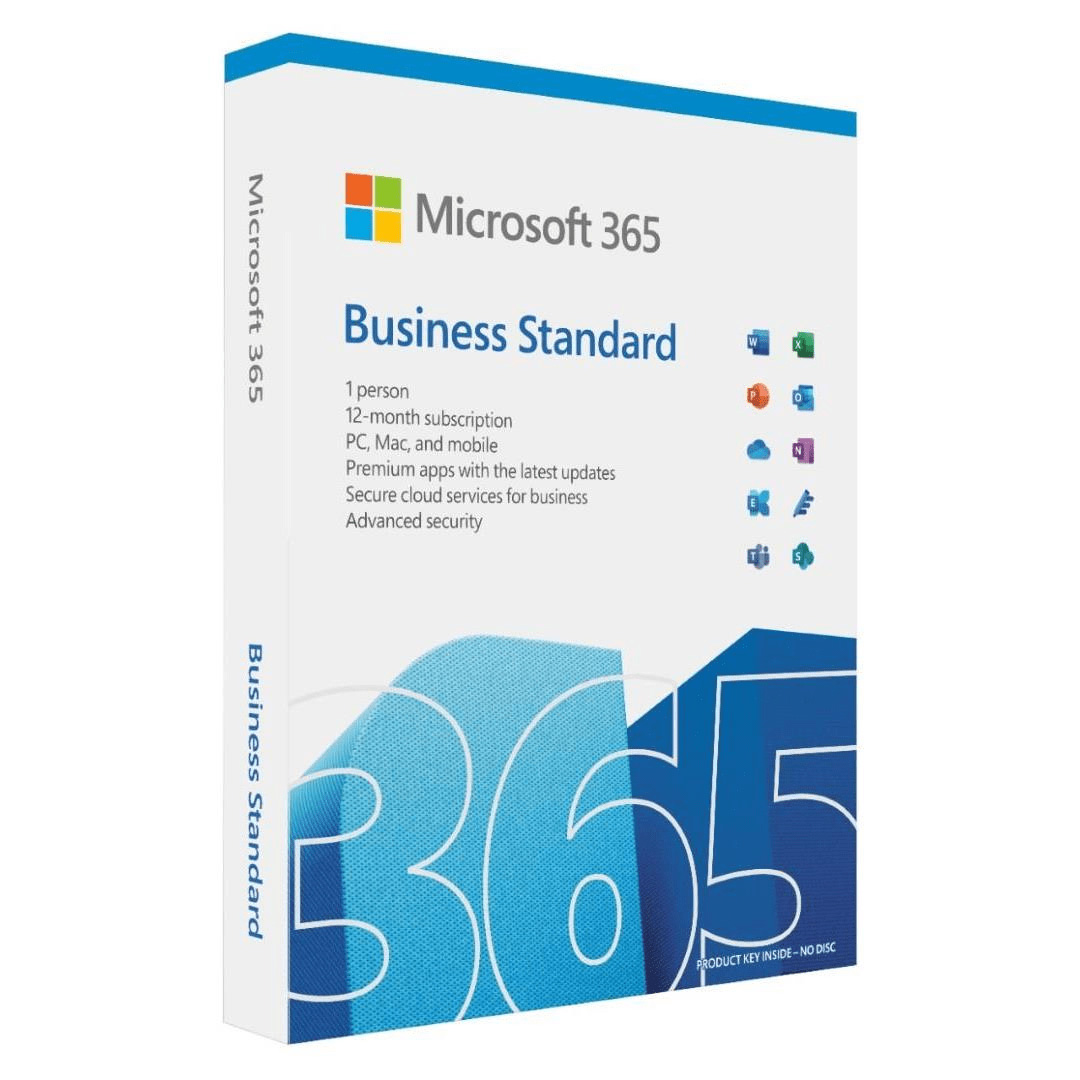 Microsoft 365 Business Standard Subscription Medialess