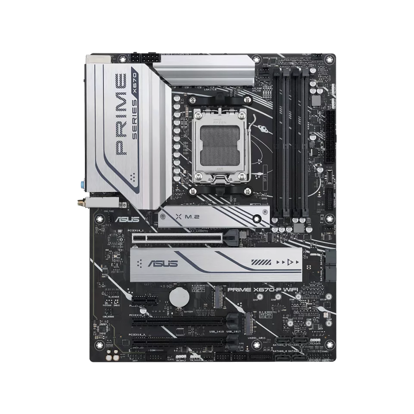 Asus AMD X670-P Ryzen AM5 ATX Prime Motherboard