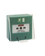 PinnSec Glass Green Resettable Emergency Break Glass Box