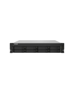 QNAP 8-Bay Quad-Core 17 GHZ Rackmount NAS with 250W PSU 4GB DDR4 UDIMM RAM SATA 6GBPS 2x 10GBE SFP+ LAN 2x 1GBE LAN