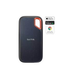 SanDisk Extreme Portable SSD 1050MB/s R, 1000MB/s W, PC, MAC & Smartphone Compatiable, 2TB, 5 Y Warranty, Sky BLUE color, IP 65 resistance and 3-meter drop protection