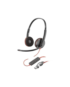 HP Poly Blackwire 3220 USB-C Wired Black Headset