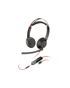 HP POLY 5220 Stereo USB-A Wired Black Headset