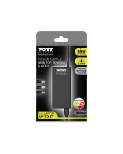 Port 65W Acer & Toshiba AC Adapter