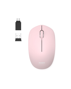 Port 2.4GHz Collection II Blush Wireless Mouse