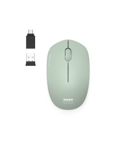 Port 2.4GHz Collection II Vert Olive Wireless Mouse 