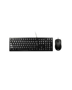 Port Black Wired Keyboard & Mouse Combo