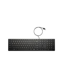 HP 320K USB Wired Desktop Black Keyboard
