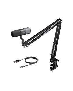 NearStream Podcast/Studio Condenser Microphone with Metal Boom Arm Stand