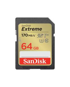 SanDisk Extreme SD UHS I Card for 4K Video 64GB