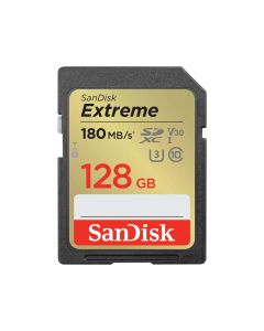 SanDisk Extreme SD UHS I Card for 4K Video 128GB