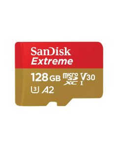 SanDisk Extreme 128GB MicroSD UHS-I Memory Card