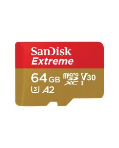 SanDisk Extreme microSDXC 64GB UHS-I Card or 4K Video