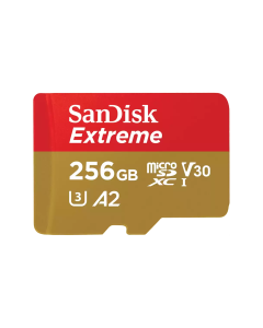 SanDisk Extreme microSDXC 256GB UHS-I Card for 4K Video