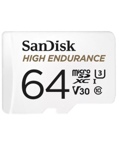 Sandisk High Endurance 64GB Class 3 MicroSDXC Card with Adapter