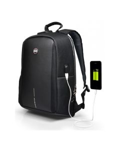 PORT CHICAGO EVO - BACKPACK - ANTI THEFT - 13/15.6 INCH - BLACK