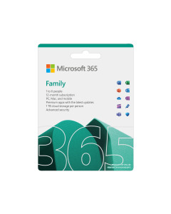 Microsoft 365 Family FPP Medialess 1 Year Subscription