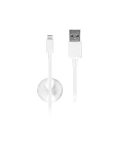 Port 12m White USB-A to USB-C Cable