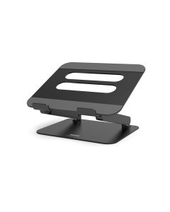 Port Black 15.6 Inch Aluminium Adjustable Notebook Stand