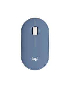 Logitech Pebble M350 Blue Slim Wireless & Bluetooth Mouse