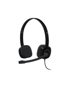 LOGITECH H151 WIRED STEREO HEADSET, WITH 3.5MM AUDIO JACK CONNECTION