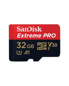 Sandisk Extreme Pro 32GB 4K Video MicroSDXC Card with Adapter