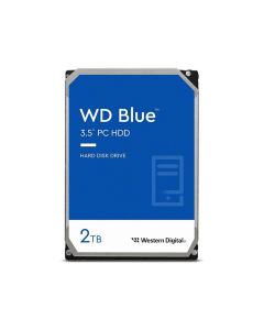 WD Blue Desktop 2TB 3.5" SATA Internal HDD