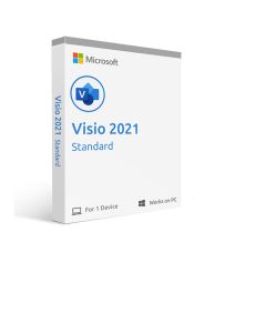 MICROSOFT ESD VISIO STANDARD 2021 WIN ALL LANGUAGES ONLINE DOWNLOADABLE PRODUCT KEY