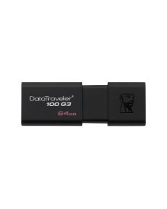 KINGSTON FLASH DRIVE DATATRAVELER 100 G3 64GB USB3.0 5 YEAR CARRY IN WARRANTY