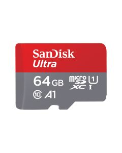 SANDISK ULTRA MICROSDHC 64GB 120MBS A1 CLASS 10 UHS I